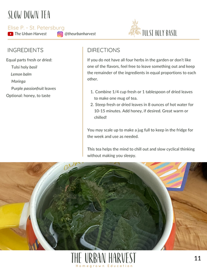 Rooted In Sunshine Cookbook - Digital