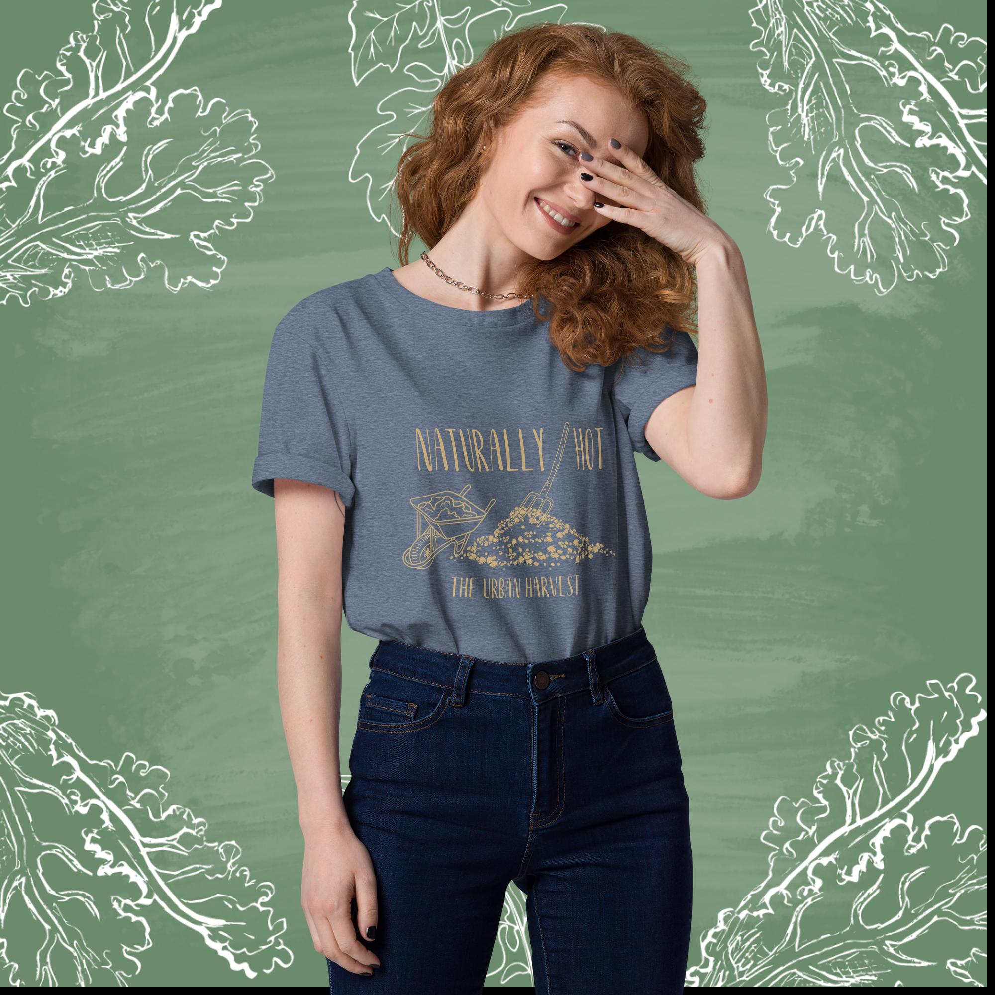 Naturally Hot Unisex organic cotton t-shirt – The Urban Harvest
