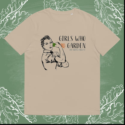 Girls Who Garden Unisex Organic Cotton T-shirt