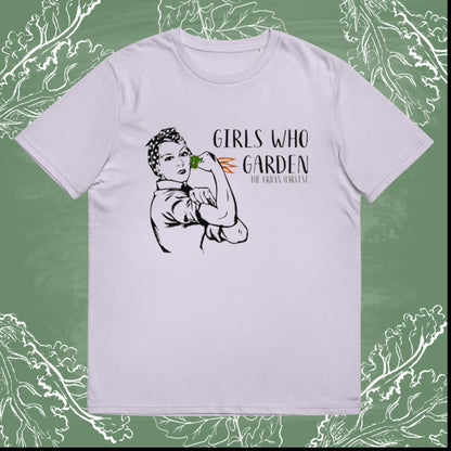 Girls Who Garden Unisex Organic Cotton T-shirt
